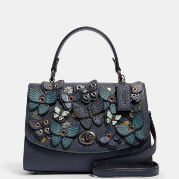Coach Handbags - Coach Tilly Special Edition w/Butterfly Applique